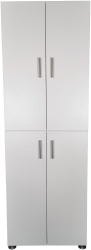 Dulap sau pantofar Leon alb 70x34x210 cm 