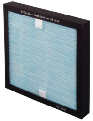 Filtru de rezerva purificator aer ehp001 structura 3 in 1 hepa carbon 15.5x15.5x2.5 cm 