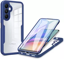 Husa pentru Samsung Galaxy A05s + Folie - Techsuit ColorVerse 360 Series - Blue 
