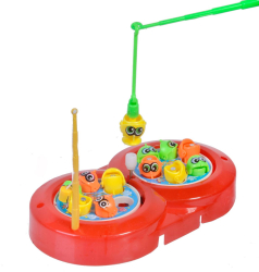Joc de masa mini pescar cu undita si pesti magnetici - 17 x 11 cm 