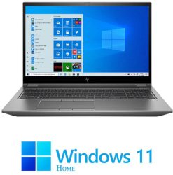 Laptop HP ZBook Fury 15 G7 Hexa Core i7-10850H 32GB DDR4 SSD Win 11 Home 