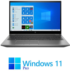 Laptop HP ZBook Fury 15 G7 Hexa Core i7-10850H 32GB DDR4 SSD Win 11 Pro 