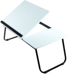 Masa laptop Thomas alb 55x32x23 cm 