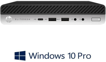 Mini PC HP EliteDesk 800 G3 Intel i3-6100T 16GB DDR4 256GB SSD Win 10 Pro 