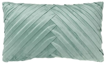 Perna Decorativa Catifelata canapea/dormitor dimensiune 50x30cm verde menta 