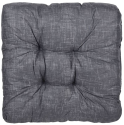 Perna pentru scaun 40x40 cm Rezistent la apa Gri Bumbac/Poliester ATU-083435 