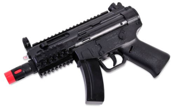 Pistol automat de jucarie cu sunete si lumini pentru copii negru 