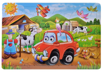 Puzzle 24 piese Ferma pentru copii ATU-080527 