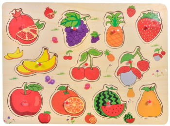 Puzzle Incastru fructe 30x22 cm 