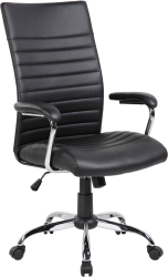 Scaun de birou directorial Davik negru 65x63x108-118 cm 