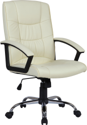Scaun de birou directorial US02 bej 66x62x107-117 cm 