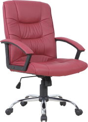 Scaun de birou directorial US02 bordo 66x62x107-117 cm 