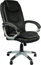 Scaun de birou directorial US27 Ascot negru 66x73x108-118 cm 