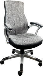 Scaun de birou directorial US64 gri 63x70x113-121 cm 