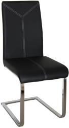 Scaun living Denver negru 46x56x98 cm 