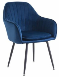 Scaun living Tida albastru 58x56x86 cm 