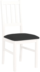 Scaun living/bucatarie Bosini 4 alb/negru 40x43x94 cm UnicSpot 