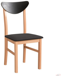 Scaun living/bucatarie Leonix 2 sonoma/negru 40x43x90 cm UnicSpot 