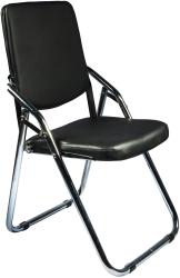 Scaun pliant Almeria negru 42x42x85 cm 