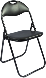 Scaun pliant Cordoba negru 38.5x43x79 cm 