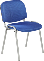 Scaun vizitator mesh albastru 47x37x76 cm 