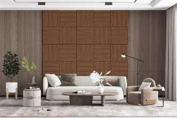 Set 4 buc Panou riflat acustic tec UnicSpot 60x60x2.1 cm 