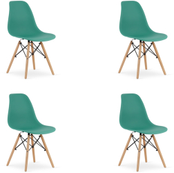 Set 4 Scaune Bucatarie/Dining Velo Verde 