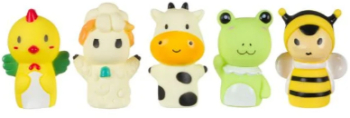 Set 5 papusi pentru degete model animalute 