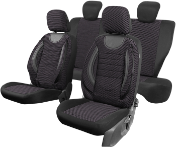 Set Huse Scaun City Gri Negru 