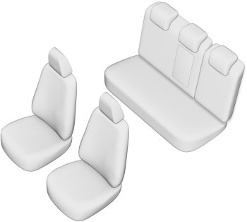 Set Huse Scaun Umbrella Pentru Skoda Rapid 2012-2018 Bancheta Fractionata 