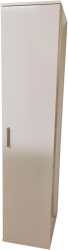 Sifonier pentru hol 40x50x185 cm Alb lucios 