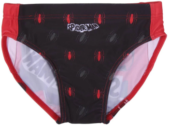 Slip inot baieti negru cu rosu Spiderman 3 ani 