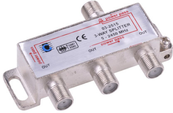 Spliter 3 cai Power Pass frecventa 5-2450Mhz Cabletech 