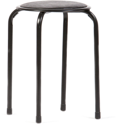 Taburet fix Alicante negru 30x30x45 cm 