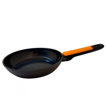 Tigaie Fackelmann Soft Collection 688617 28x5 cm inductie si cuptor maner moale negru 