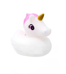 Unicorn din Plastic Alb 6cm 