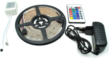 Banda Klausstech Ambilight Cu Iluminare Led Rgb In Spatele Televizorului Telecomanda Tensiune Alimentare 220 V Tehnologie Led Design Mod 