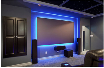 Banda Rgb Led Multilight Profesionala Pentru Televizor Klausstech Material Flexibil Control Prin Telecomanda Iluminare Ambientala Modern 