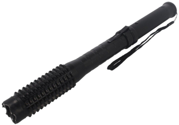 Baston Cu Electrosoc Klausstech Reincarcabil Usor De Folosit Voltaj Ridicat Lanterna Ergonomic Negru