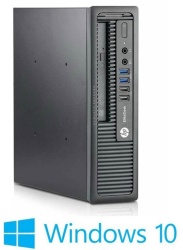 Calculatoare HP EliteDesk 800 G1 USDT Quad Core i7-4790S SSD Win 10 Home 