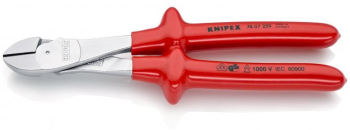 Cleste izolat termic cu tais lateral VDE Knipex 250 mm 