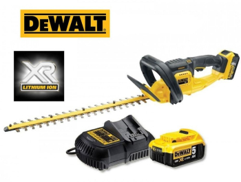 Foarfeca pentru gard viu cu acumulator de 18V 5.0 Ah DeWalt DCM563P1-QW 