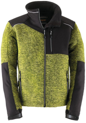 Kapriol - Jacheta fleece DYNAMIC verde/negru mas. L KAP-36616 