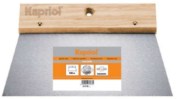 Spaclu Kapriol neted cu maner din lemn 140mm 