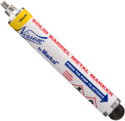 Markal - Marker metalic solid galben Barrel 28711