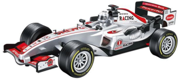 Masina de Formula F1 Silver cu Sunete Scara 1 10 50x20x14 cm 3 ani + 