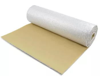 Material insonorizant auto cu strat din aluminiu dimensiune 100cm x 100 cm x 6mm 