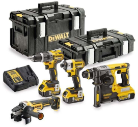 Pachet 4 scule Dewalt DCK422P3 