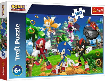 PUZZLE TREFL 160 SONIC SI PRIETENII 