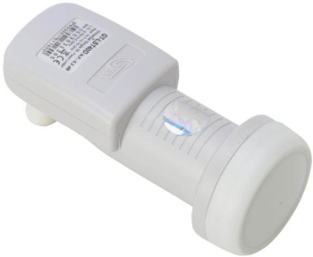 Receptor Lnb Klausstech De Semnal Cu O Iesire Refuz Imagine 45Db Material Solid Alb